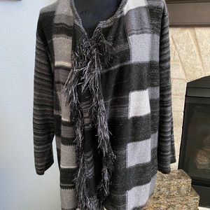 Ruby Road Fringed Cardigan